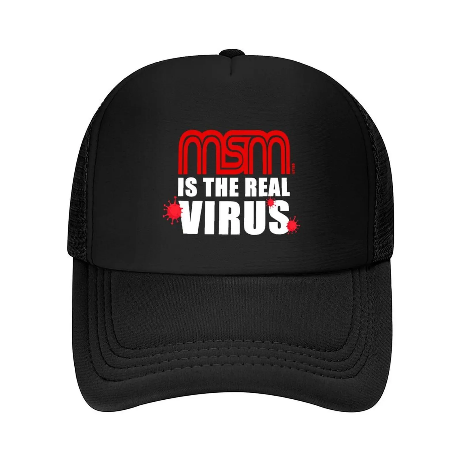 

MSM Is The Real Virus | Mainstream Media Is The Real Virus | CNN Logo Parody Baseball Cap Icon Streetwear Men's Baseball Women's