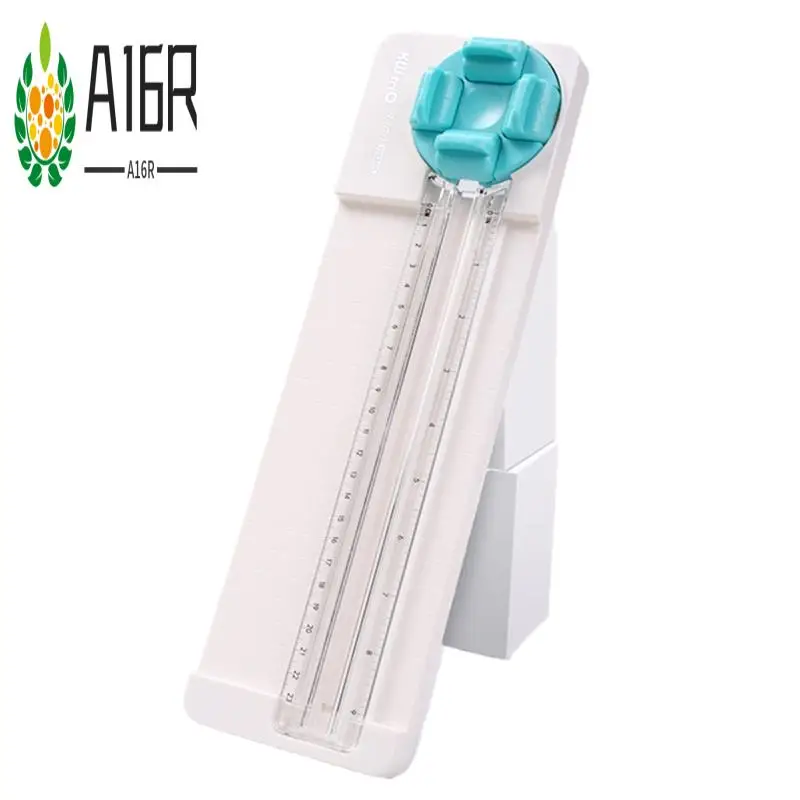A16R-KW-TRIO 4-In-1 Paper Cutter Multi-Functional Knife Curved/Straight Photos Making Sliding Cutting Tool