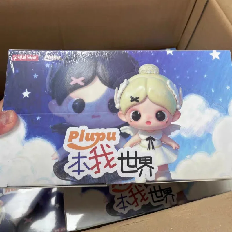 

Original Piupu Self World Series Blind Box Mystery Box Cute Kawaii Anime Action Figure Toy Doll Collectible Model Birthday Gift