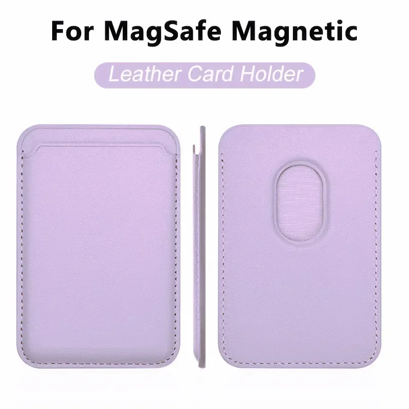 Voor Magsafe Accessoires Magnetische Portemonnee Houder Lederen Case Voor iPhone 13 12 14 15 16 17 Pro Max Kaarthouder telefoon Portemonnee Cover