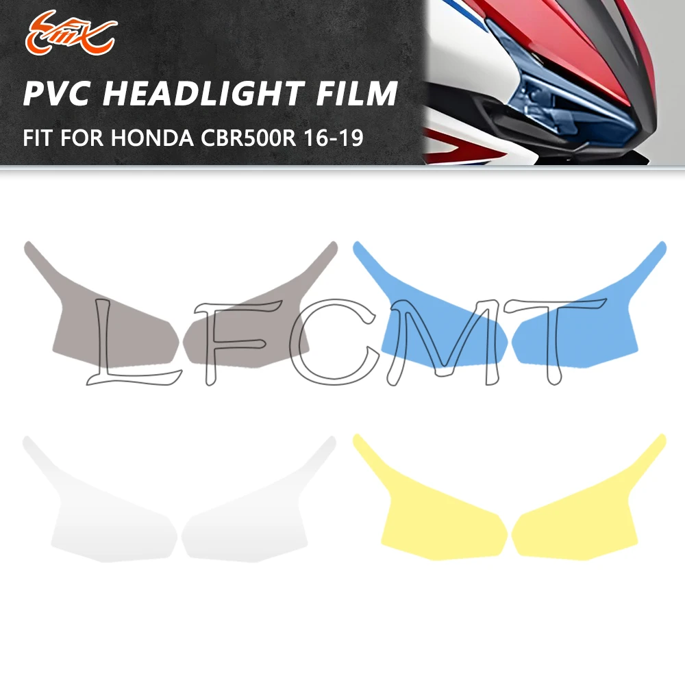 

Fit for HONDA CBR500R CBR 500 R 2016-2019 Motorcycle Headlight Decor Tint Film Head Lamp Scratch Protection Film Stickers