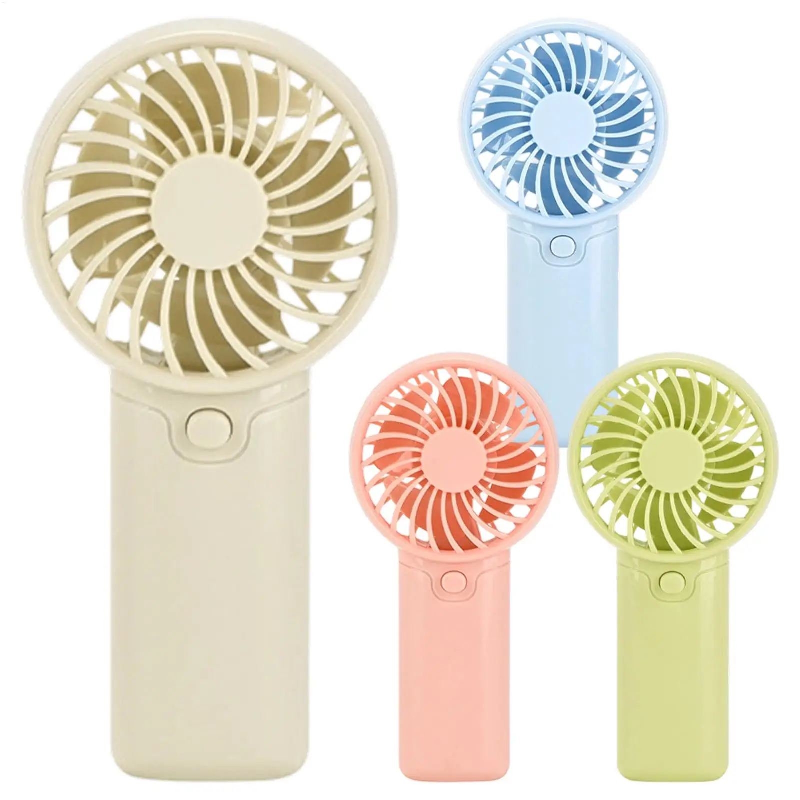 Handheld Mini Fan Battery Operated Quiet Portable Ergonomic Small Desk Fan Rechargeable for Travel Office Hiking Camping Outdoor