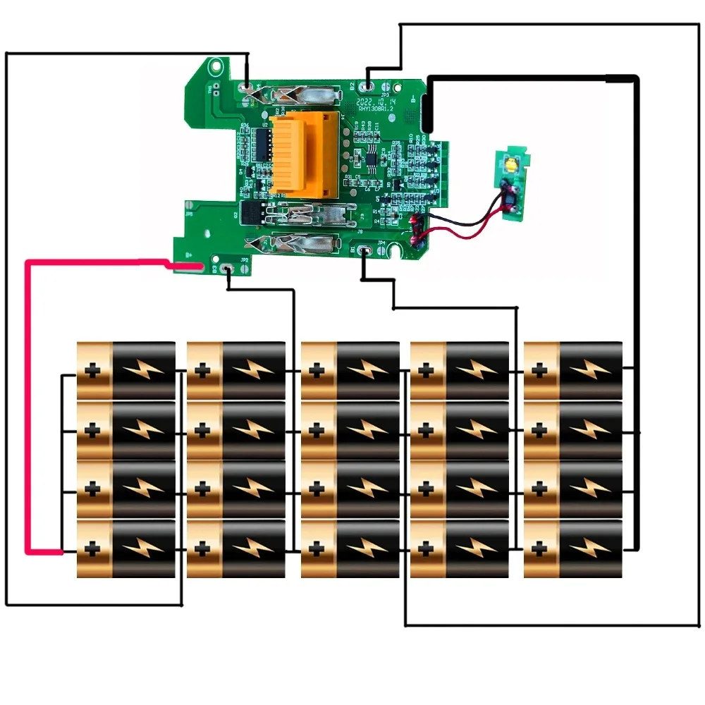 BL1830 BMS PCB Li-ion Battery Protection Board dla elektronarzędzi Makita o dużej mocy 18V BL1815 BL1860 LXT400 Bl1850 — zdjęcie produktu 2