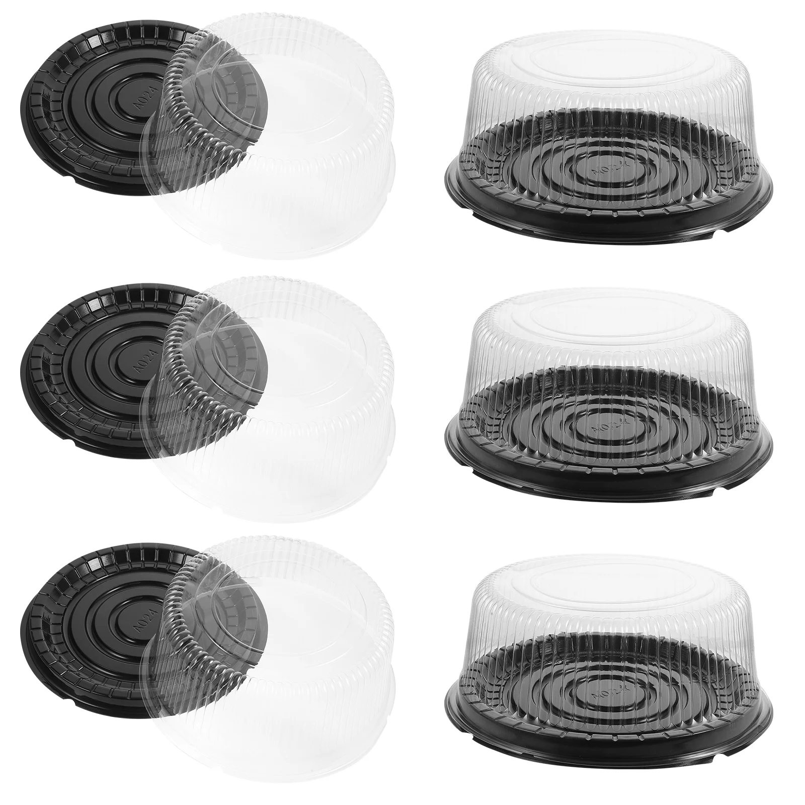 Cake Boxes with Clear Lids Cupcake Container Stand Reusable Plastic Containers Carrier Portable Cookie