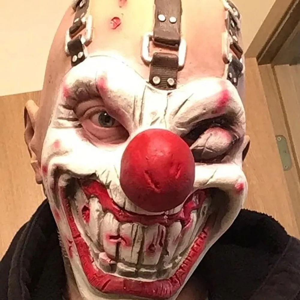 Art the Mask Schwarze Nase Gruselige Zombie-Masken Halloween-Kostüm Cosplay-Requisiten für Erwachsene – Detail 2
