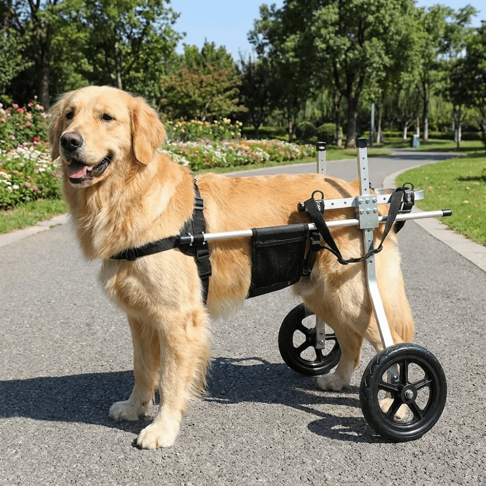 大型犬用後肢サポート付き車椅子、通気性のあるペット用車椅子、 - Heavy Equipment Cat のレビューと価格
