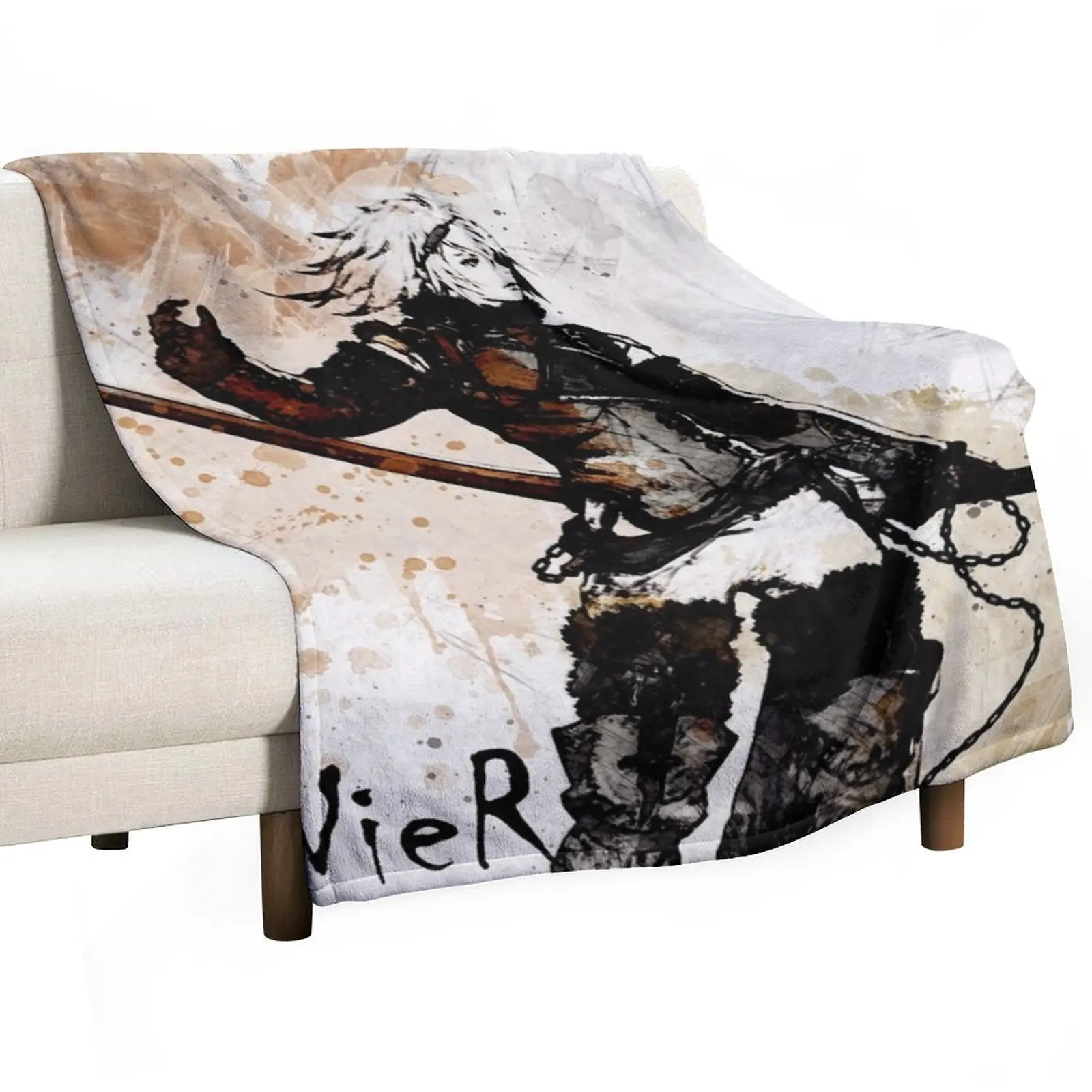 

NieR Replicant *Painting* Throw Blanket Cute Soft Bed Picnic Blankets