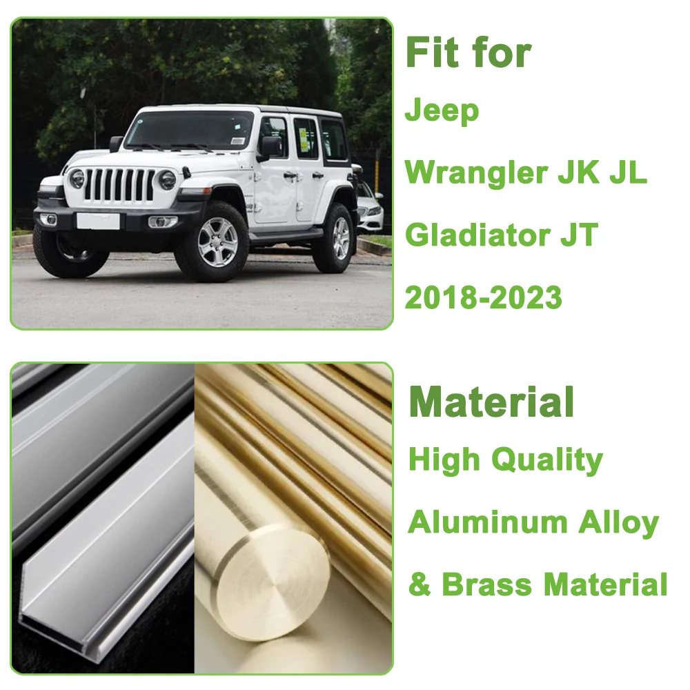 Zamiennik podstawy osłony zmodyfikowanej anteny radia samochodowego do Jeep Wrangler JK JL Gladiator JT 2007-2023 2/4-drzwiowe akcesoria zewnętrzne — zdjęcie 4