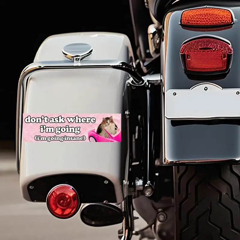 

Funny Car Stickers Hilarious Car Decal Humorous Word Letter Decal 10 PCS Waterproof Funny Quote Message Stickers For Adults Kids