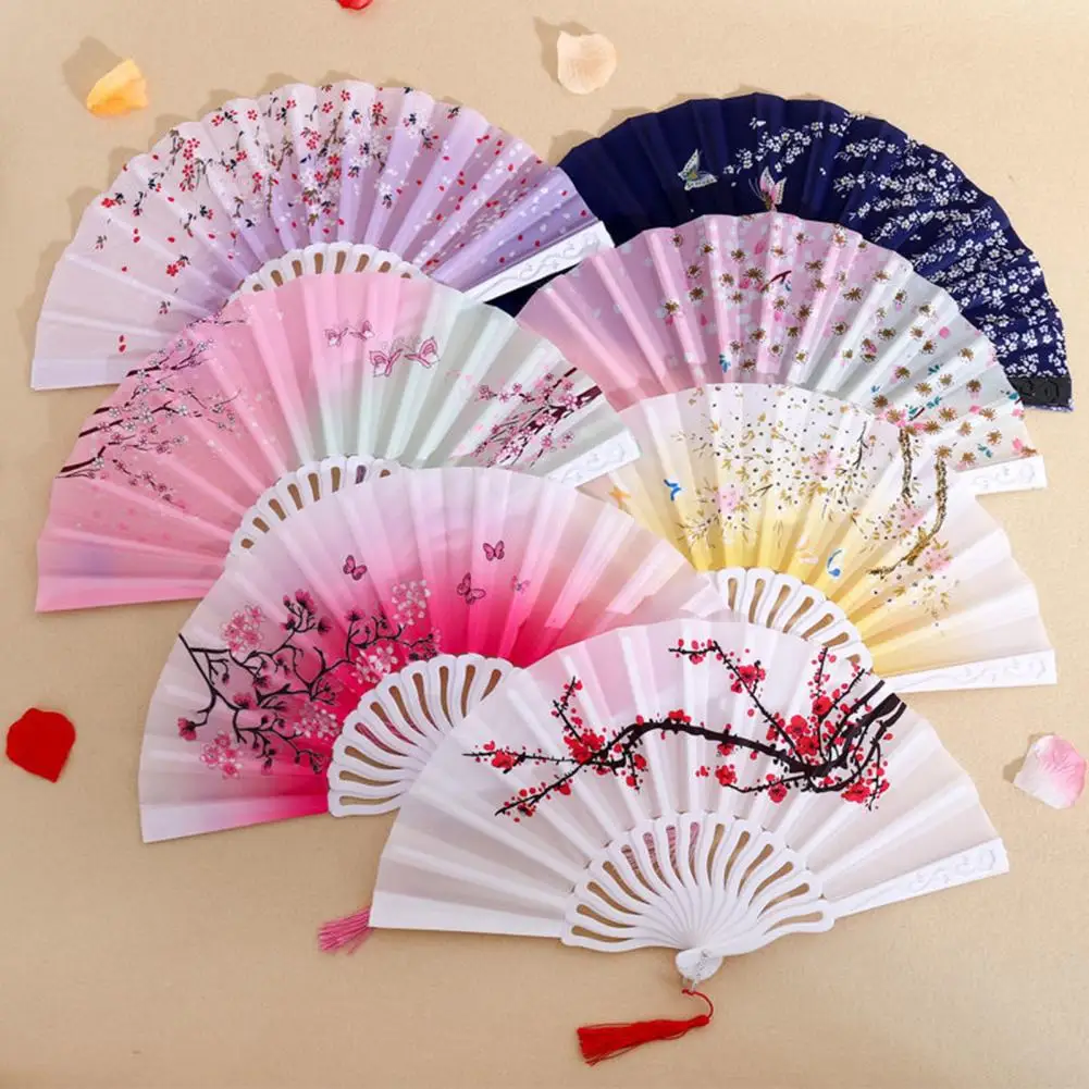 Hand Fan  Practical Antiquity Style Hand Fan  Oxford Cloth Chinese Fan