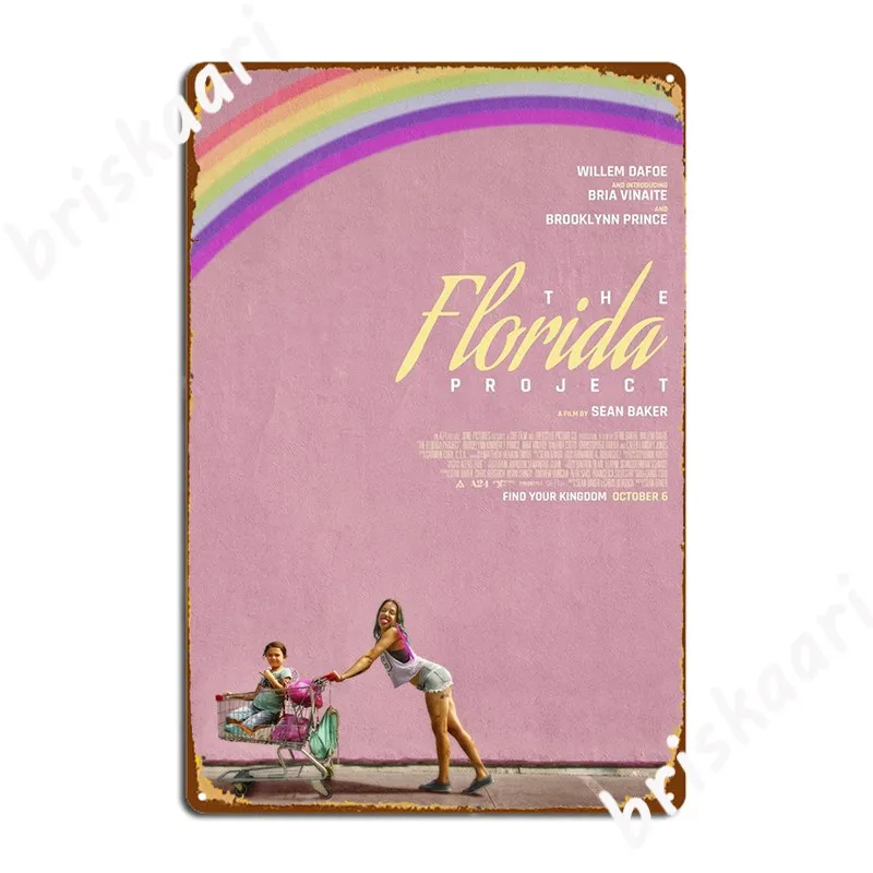 The Florida Project Korean Poster Metal Plaque Poster Pub Garage Create Club Party Painting Décor Tin Sign Posters