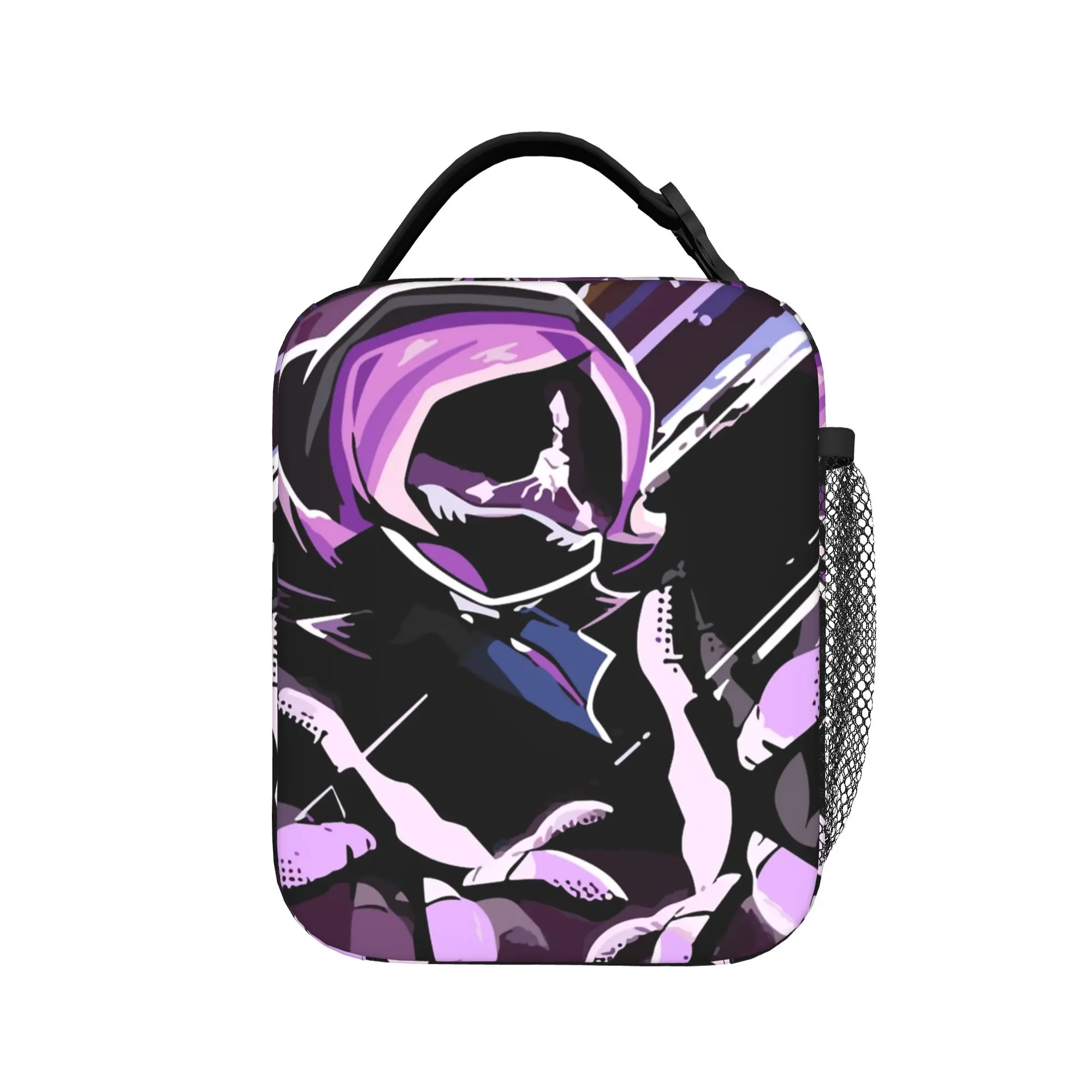 Murder Drones Insulated Lunch Bag Cooler Bag Reusable,Lunch Container Game High Capacity Lunch Box Tote Food Bag Beach  Picnic