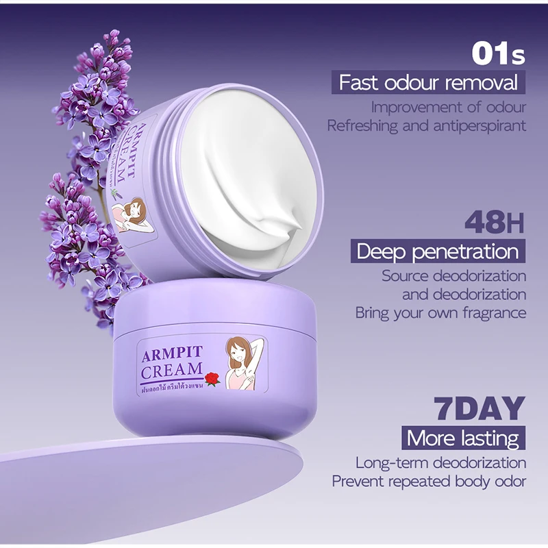 Herbal Deodorant Solid Underarm Balm Antiperspirant Natural Refresh Rose Lavender Underarm Deodorant Solid Fragrance Dean Taste