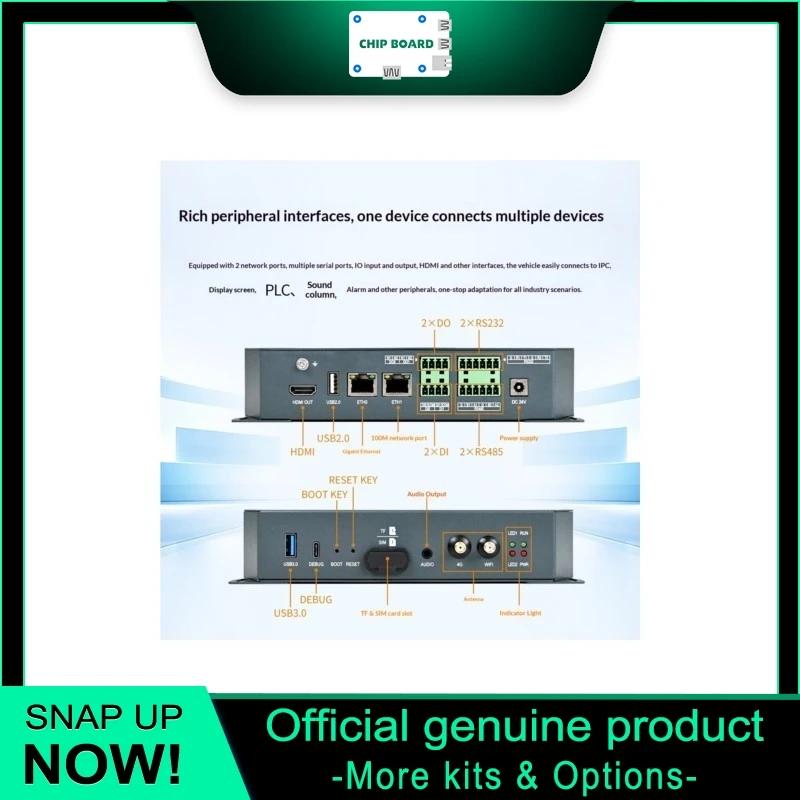 Forlinx FCU3101 RV1126B AI Edge Computing Box Video Analysis Gateway for Intelligent Security