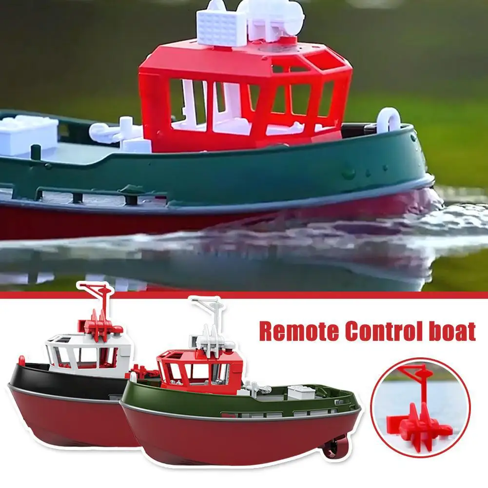 1:72 2,4g Drahtlose Rc Boot Leistungsstarke Turboat Long Range Elektrische Fernbedienung Schlepper Modell Spielzeug Für Jungen Geschenke p1y2