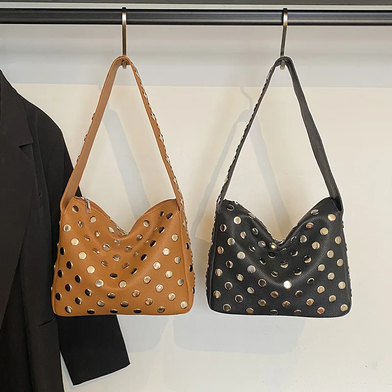 

2025 Vintage Underarm Bag, Niche Shoulder Purse for Women, Retro Crossbody Tote, Trendy Day to Night Bag, Textured Sling Bag