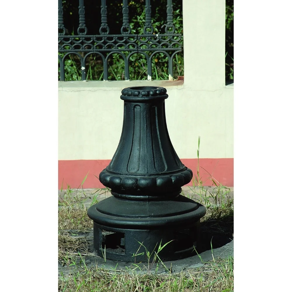 

Garden Cast Iron Light Pole Base Street Lamp Post Base