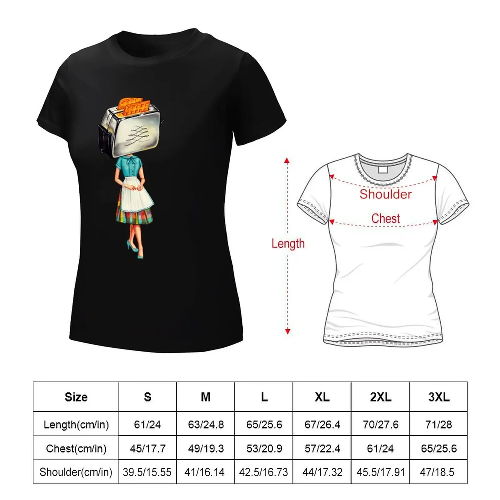 Waffle Housewife 2 T-shirt cute tops Female clothing aesthetic clothes black t shirts for Women