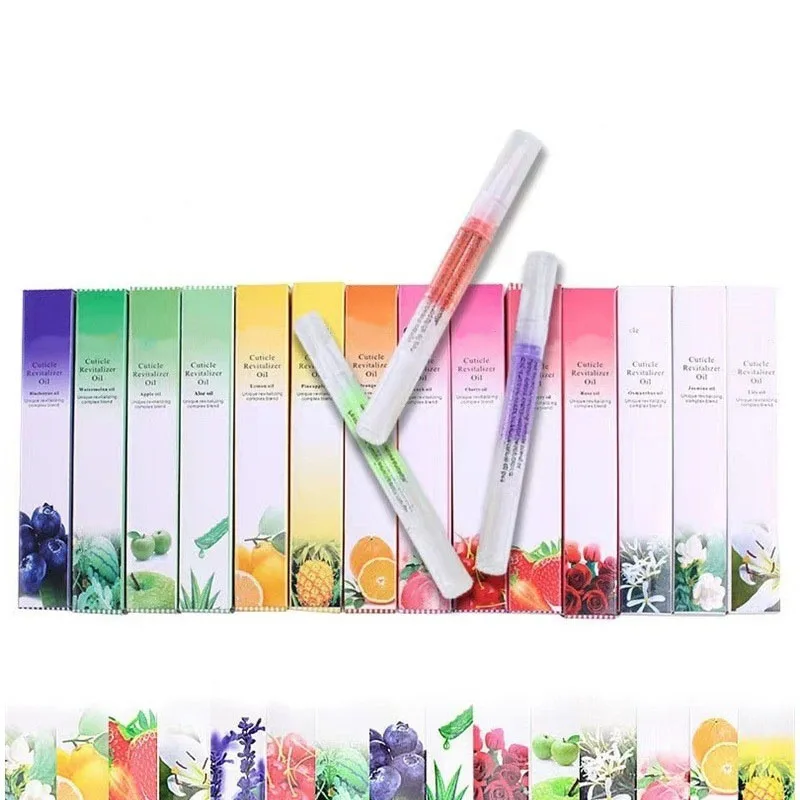 15 Smells Nail Nutrition Oil Pen Nail Treatment Cuticle Revitalizer Oil Prevent Agnail Nail Polish Nourish Skin