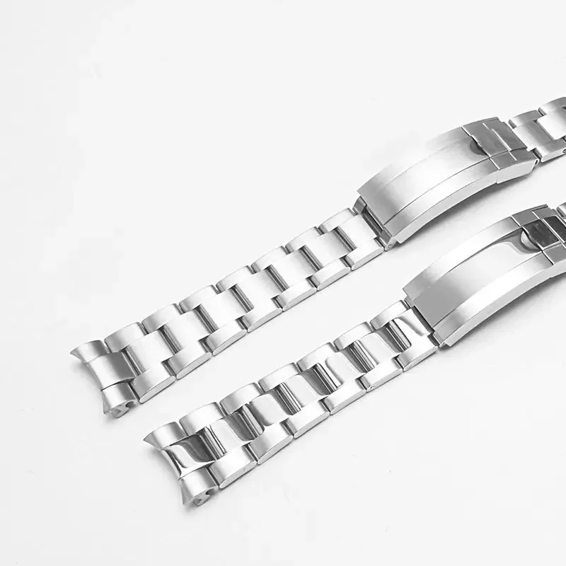 Suitable for Rolex steel band Ditona the diver Watch Chain 20mm 21mm men\'s and women\'s solid stainless steel strap