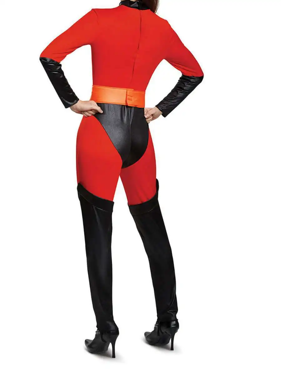 スーパーマン トータルスーツ ハロウィン パフォーマンスコスチューム ワンピース エージェントユニフォーム レディース エスニック ステージ衣装 ポリエステル