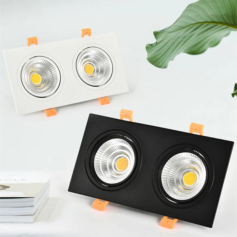 COB embedded spot light Dimmable LED Down light LED Ceiling light AC110V-220V ceiling light 14W18W36W interior lighting