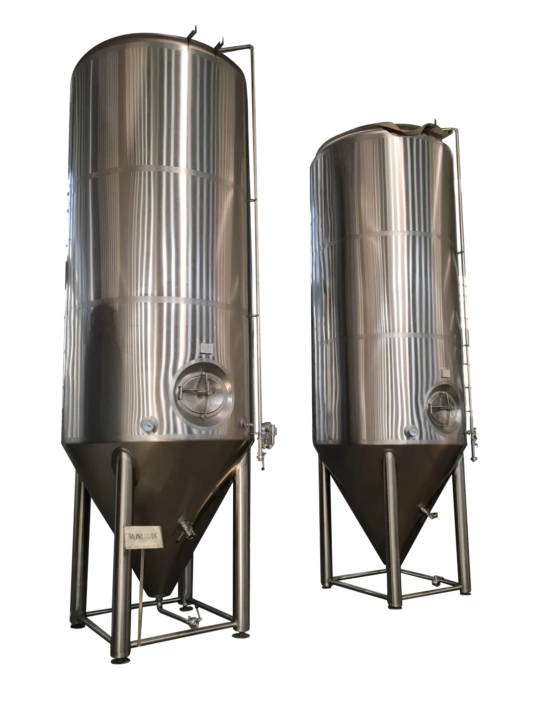 3T 4T 5T 10T Large Volume Fermentation Tank Craft Beer Brewery Jacketed Conical Fermenter