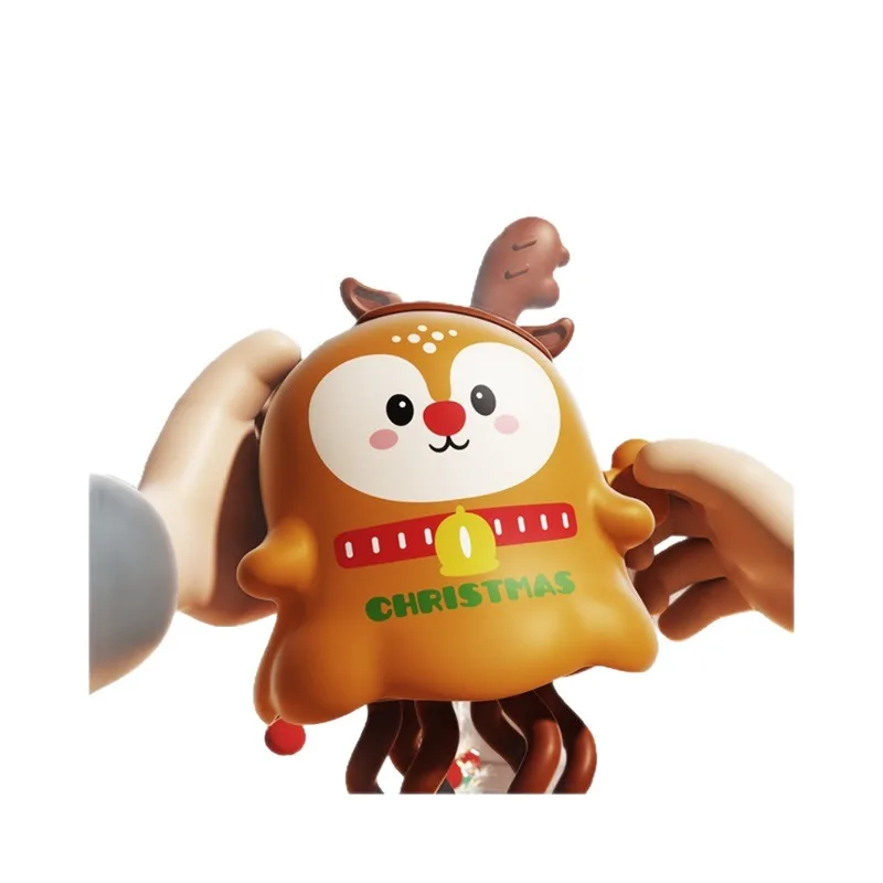 Christmas Dancing Octopus Clockwork Toy Creative Stress Relief Toy