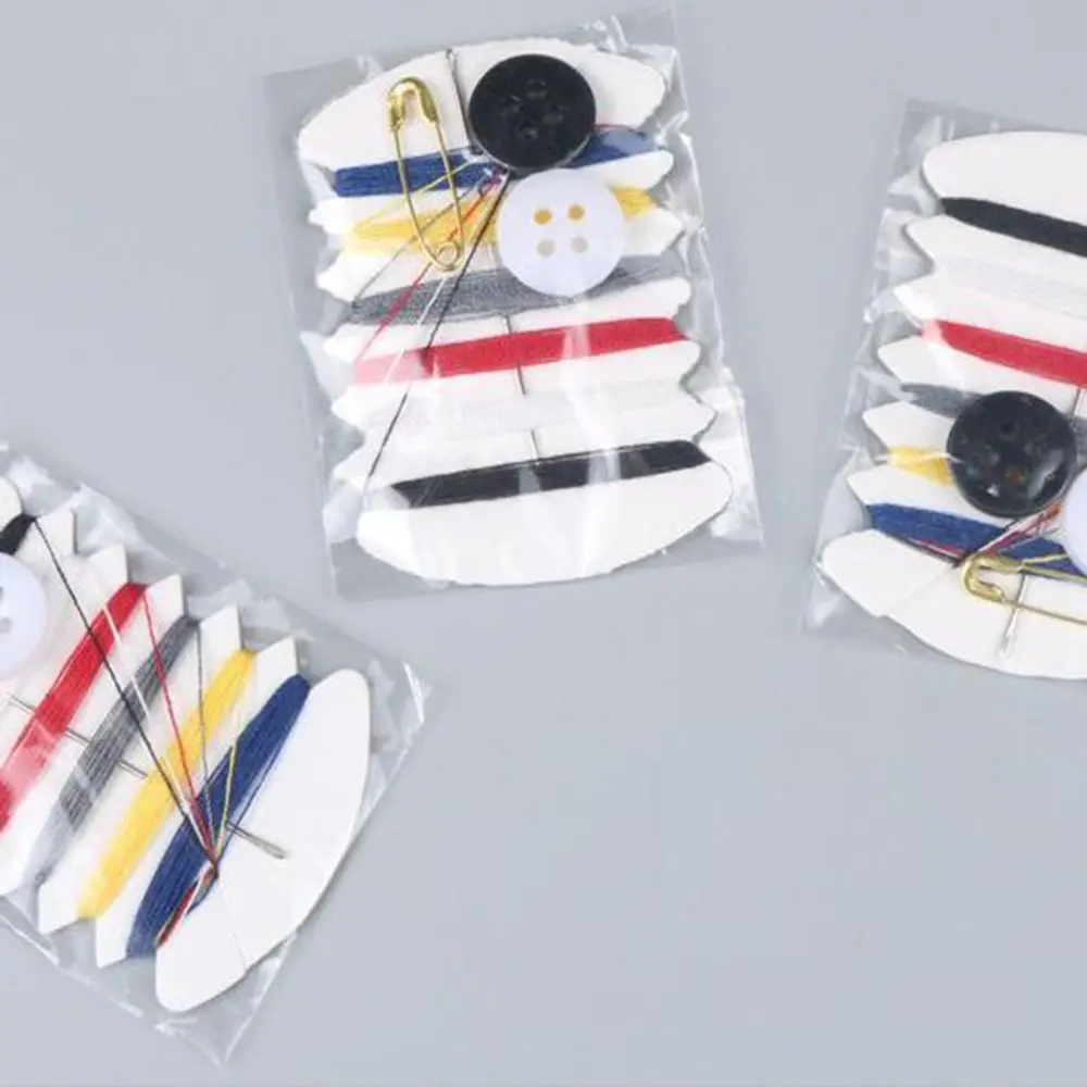 Button Pin Small Needle Thread Household Tools Sewing Bag for Needlework Portable Mini Sewing Kit