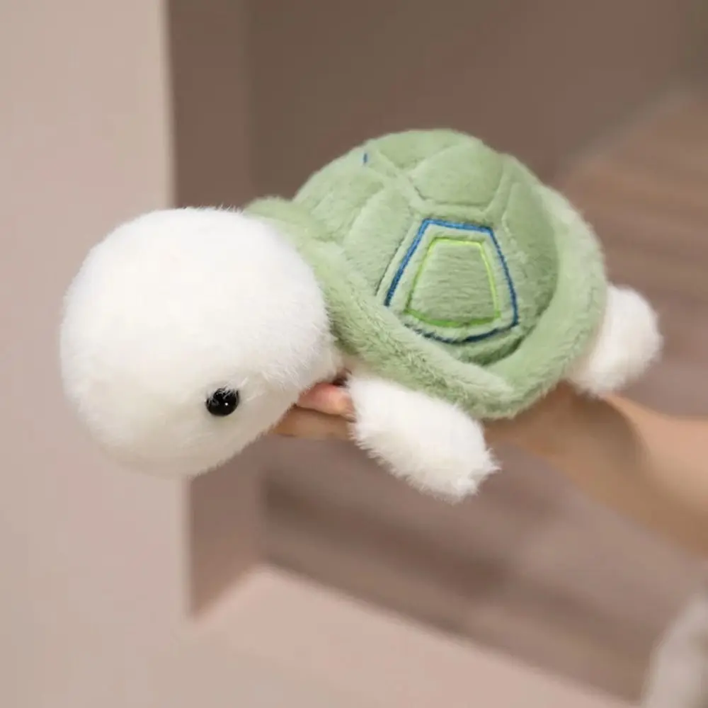 Muñeco de peluche de tortuga, colección esponjosa, muñeco de peluche de tortuga marina, dibujos animados Ins, tortuga marina, Animal, decoración para coche