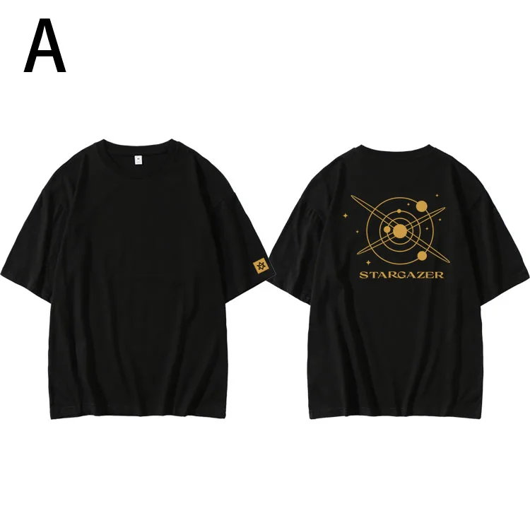 

Korean Fashion K Pop Kpop K-pop T Shirt Men's ASTRO Concert STARGAZER The Same men women Sleeve T-Shirt Casual Streetwear