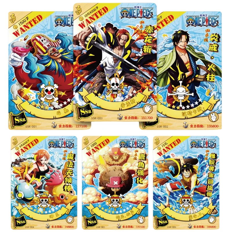 New Anime One Piece Cards Nami Luffy SR SSR Collection Card Rare Trading Battle Box Card Game Collectibles Kid\'s Gift Toy