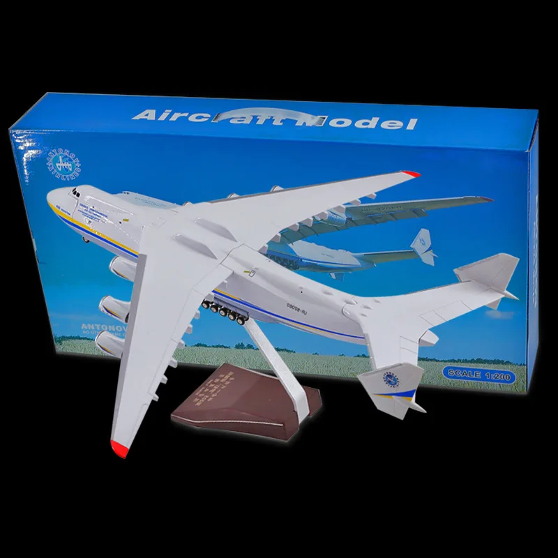 1:200 Antonov AN-225 AN225 Mriya Transport Aircraft Airplane Resin Plastic Replica Model Display Gift