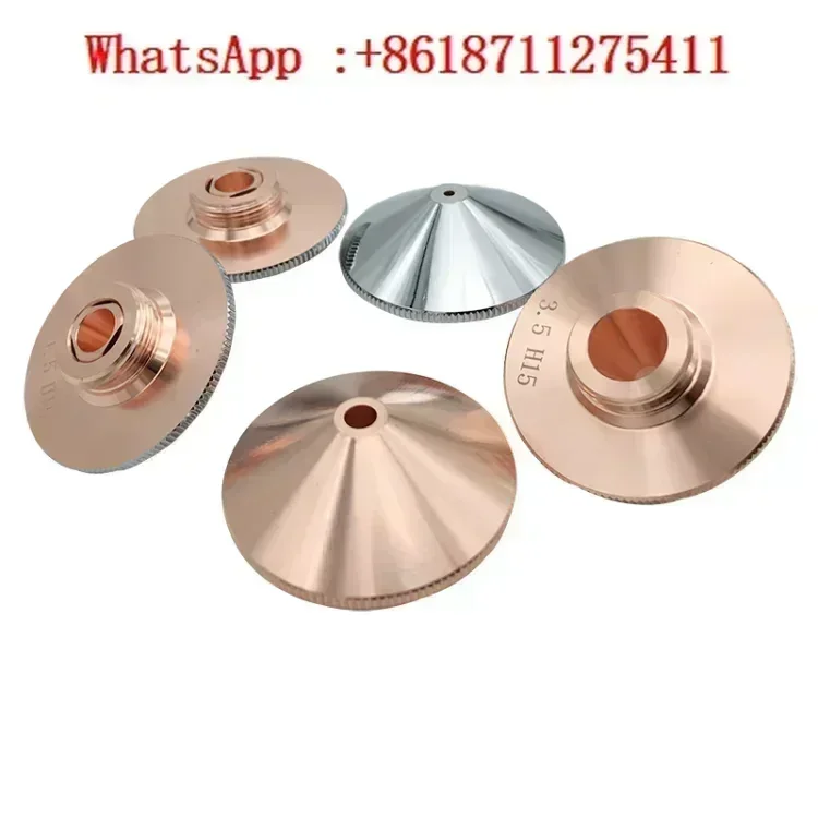 3pcs Laser Nozzle Fiber Cutting Head Han's Hongshan Precitec Wanshunxing D28 Copper Cutting Nozzle 1.5 Single and Double Layer