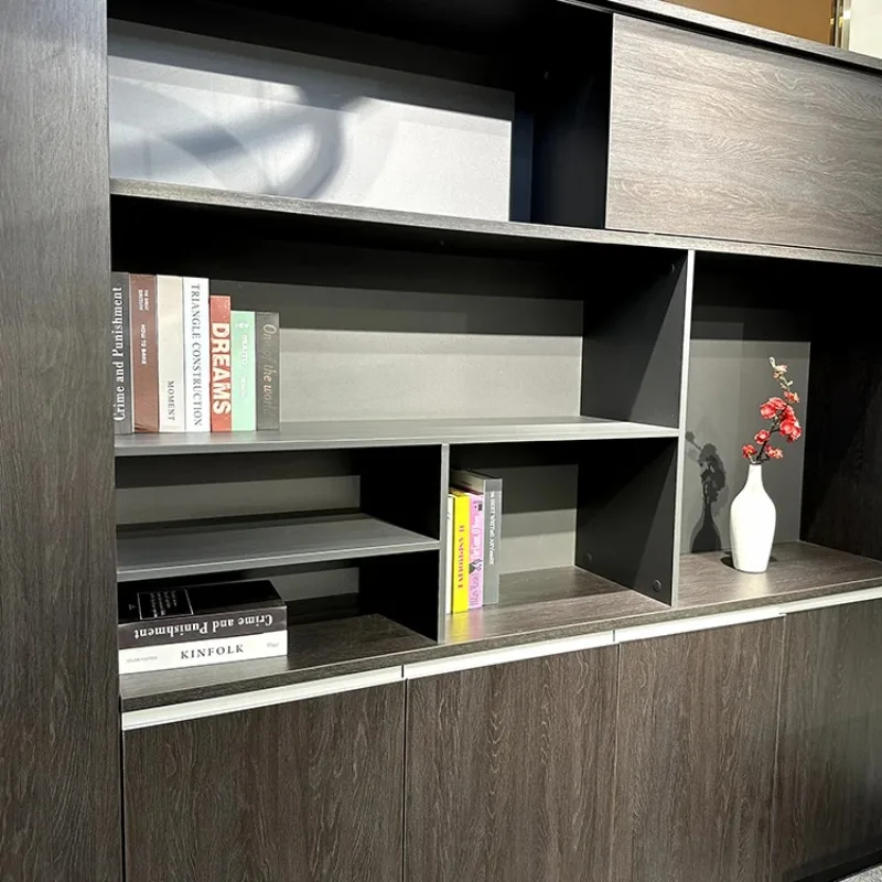 High Grade Wooden File Cabinet Office Furniture Bookcase Bookshelf File Storage Filing Cabinets