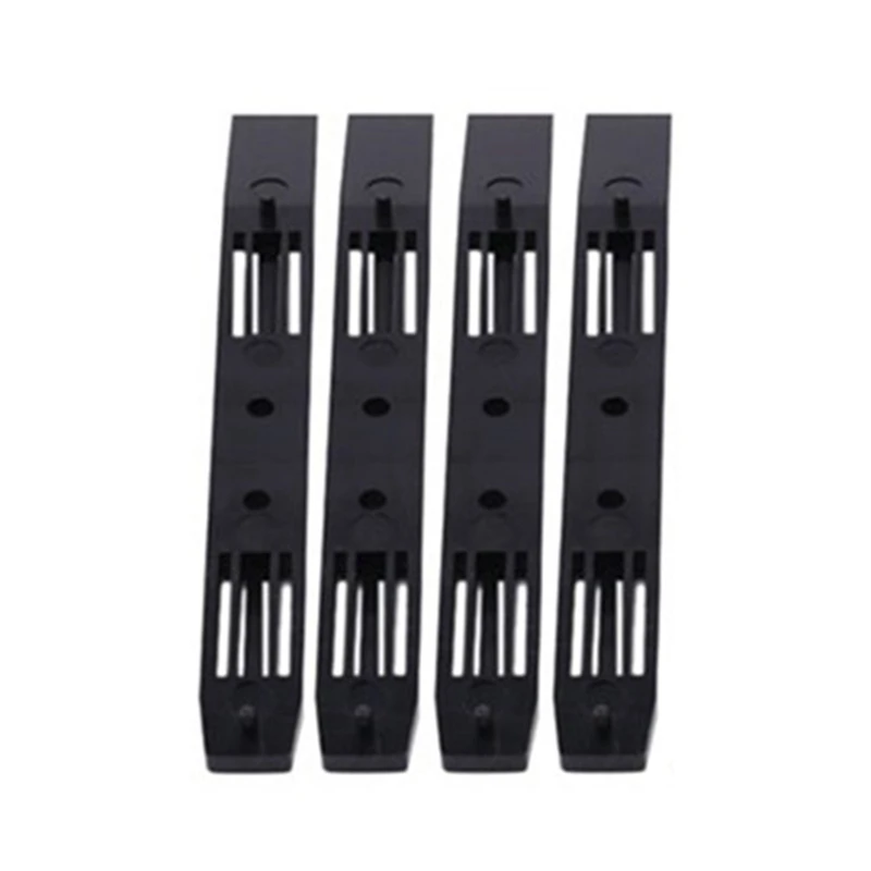 4 Pair Hard Drive Rails Chassis Cage Accessories Drive Bay Slider Plastic Rails For 3.5 To 5.25 Hard Drive Tray Caddy