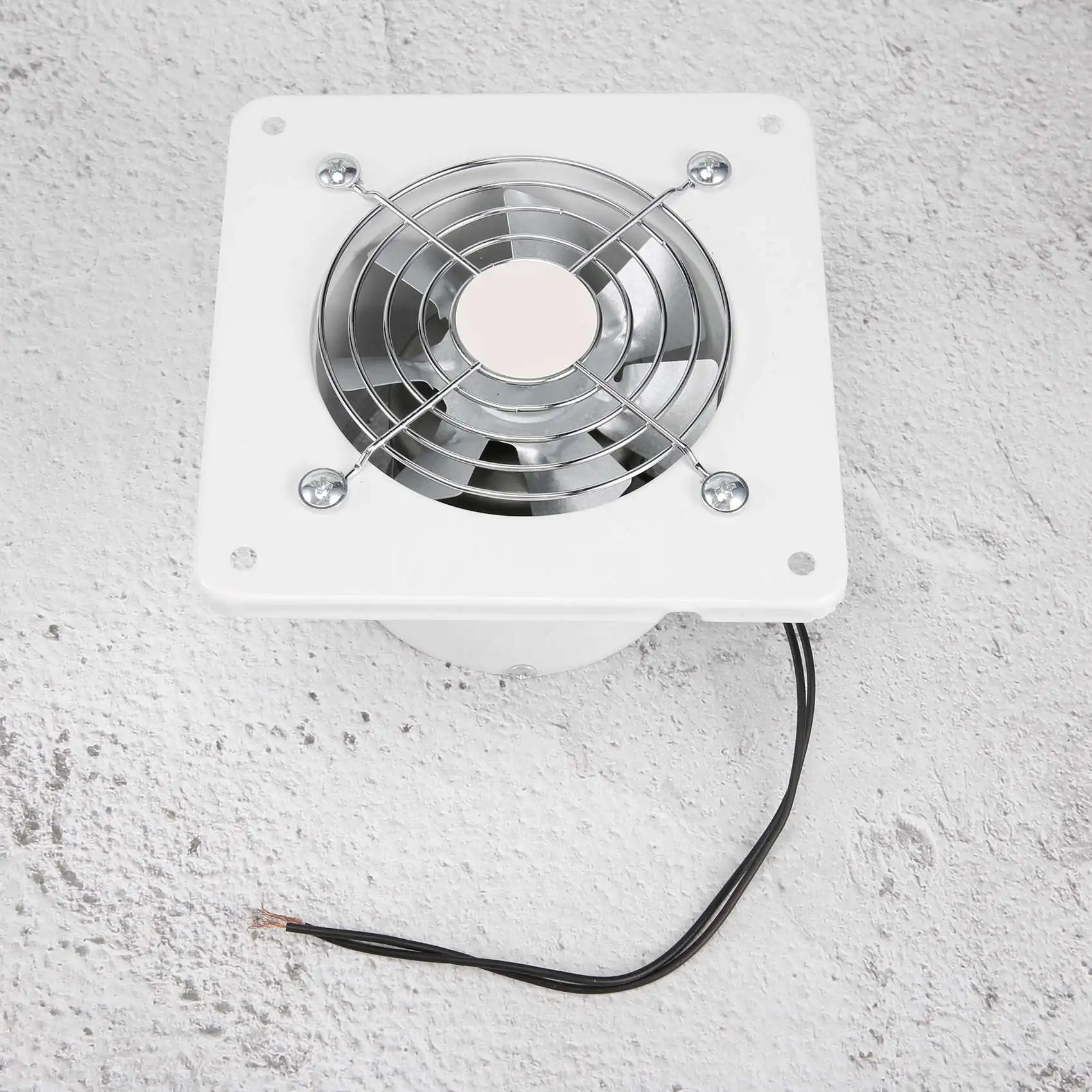 

A76K 4 Inch Inline Duct Fan Air Ventilator Metal Pipe Ventilation Exhaust Fan Extractor Bathroom Fan Duct Fan Accessories