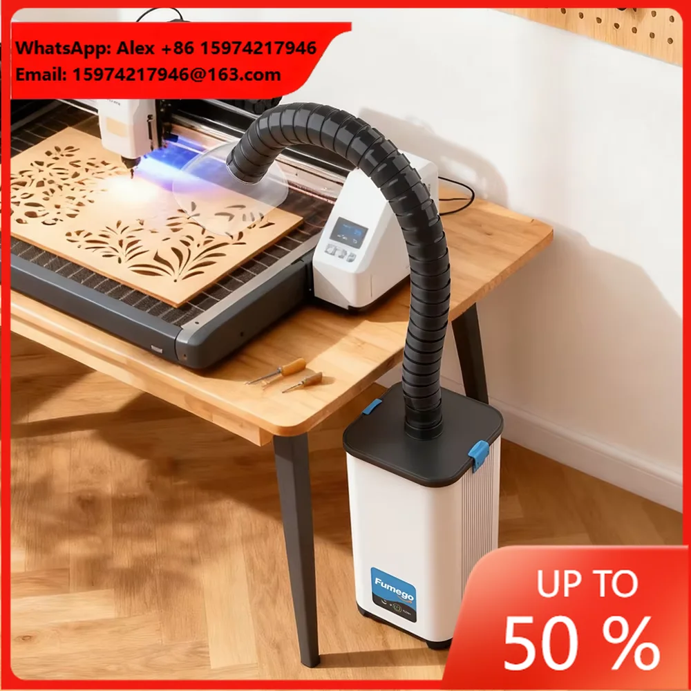 XF180III Laser Air Purifier Hepa Carbon Filter Smoke Fume Extractor For Capturing Solder Fumes, Laser Smoke, And Grinding Dust