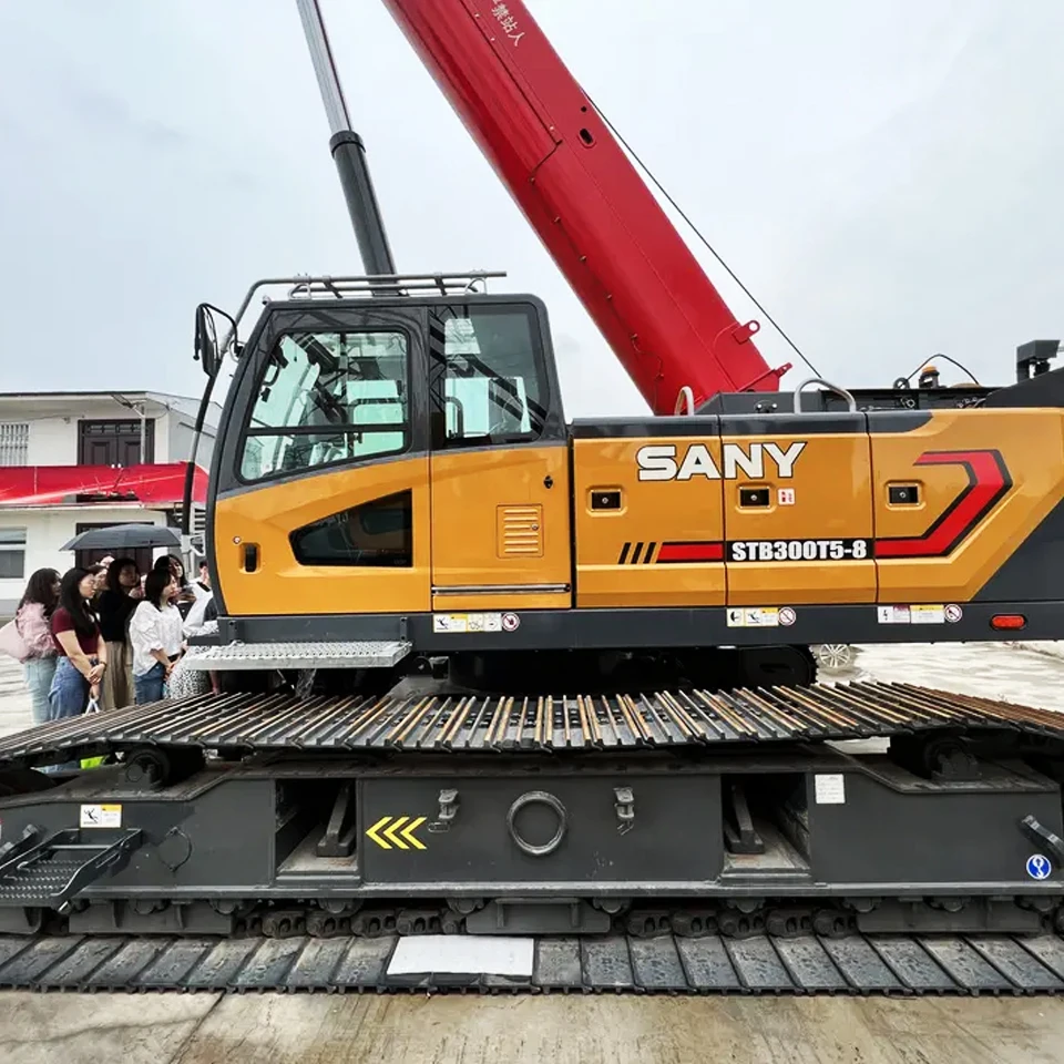 Guindaste de esteira usado, construção de aranha, mini guindaste de elevação