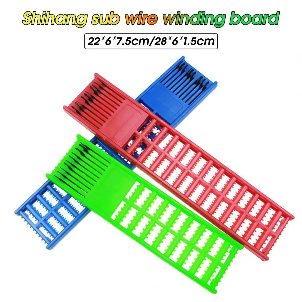 

Plastic Fish Winding Storage Boards Line Fishing Lure Trace Wire Holders Carps Plate Hook Tackle Storage Board Fishing Tools