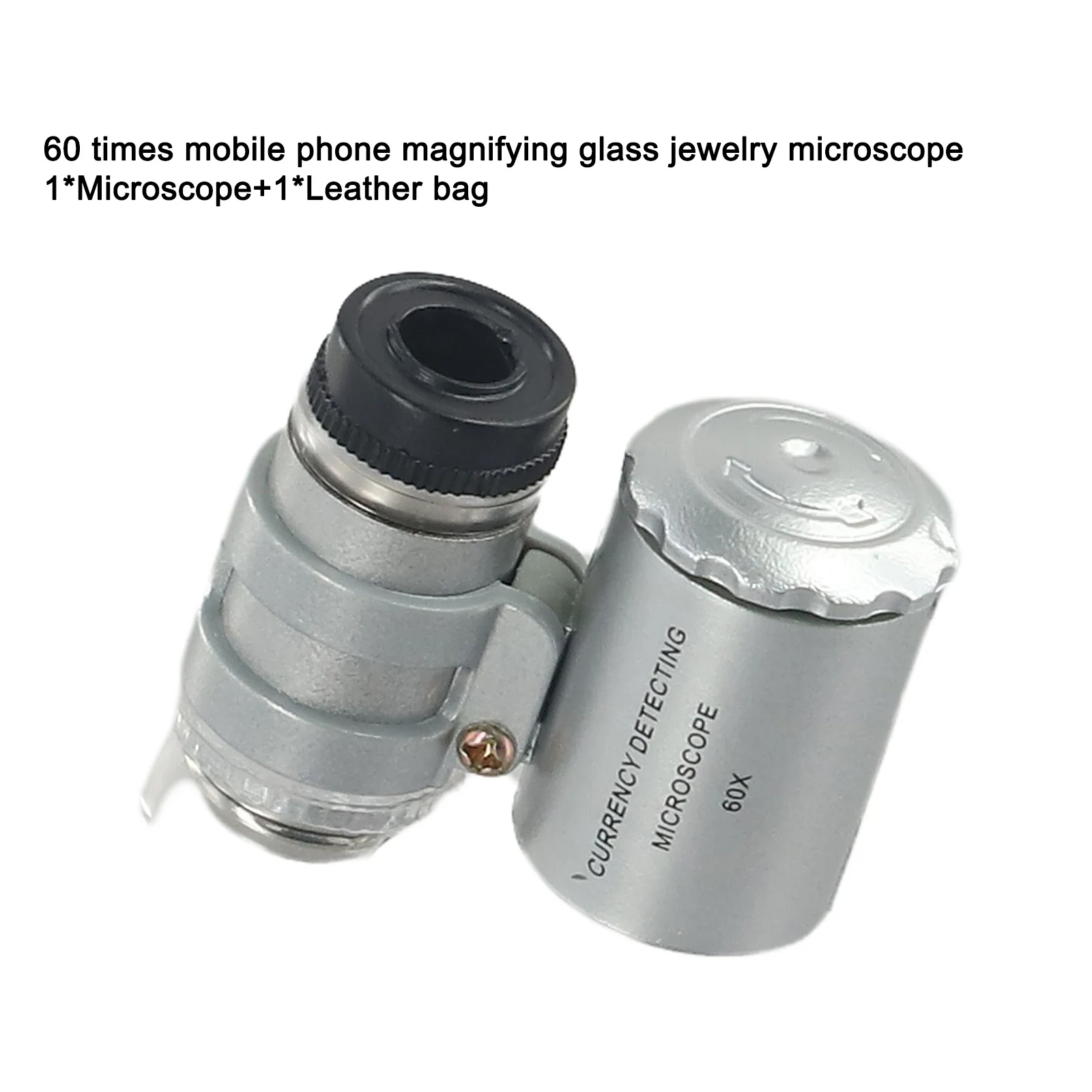 High Quality LED Magnifying Glass Loop Eye Light for microscope Mobile Phone 60X 6pcs/set Batteries Gem Test