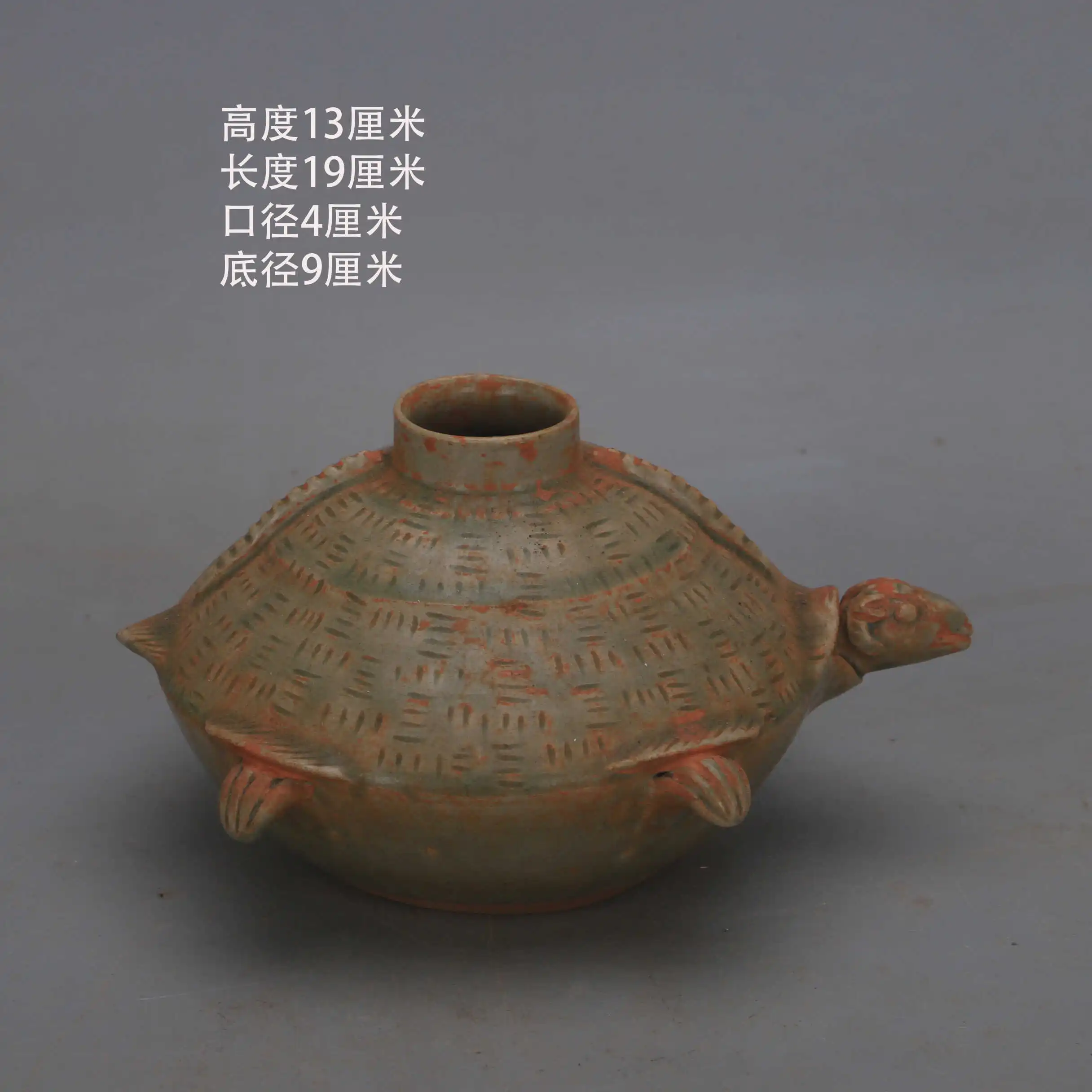 Western Jin Dynasty Style Yue Kiln Celadon Carved Turtle Water Dropper Handmade Chinese Porcelain Home Decor Collection