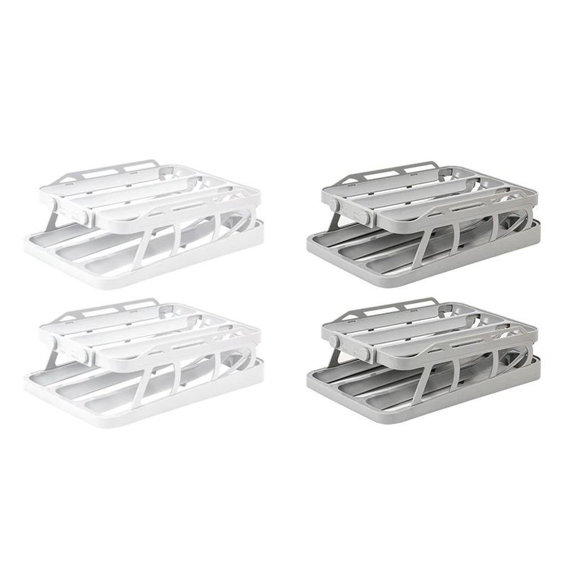 

Egg Dispenser, Rolling Egg Holder Dispenser, Refrigerator Egg Dispenser And Refrigerator Storage Organizer