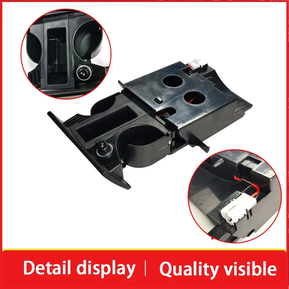 Spare Parts Cup Holder for VW Transporter T5 2003-2017 Car Drink Holder Car Accessory Easy to Install 7H285860171N Auto Parts