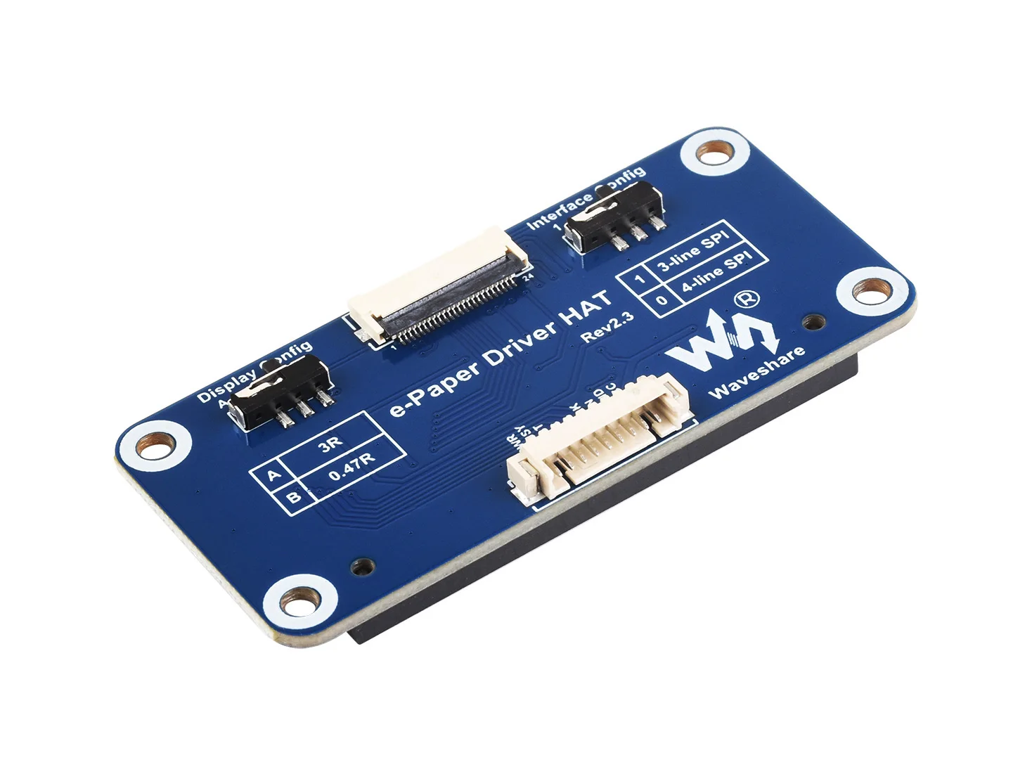 Universal e-paper raw painel driver hat spi para waveshare vários módulo de e-tinta compatível com raspberry pi 2b/3b/3b +/zero/zero w