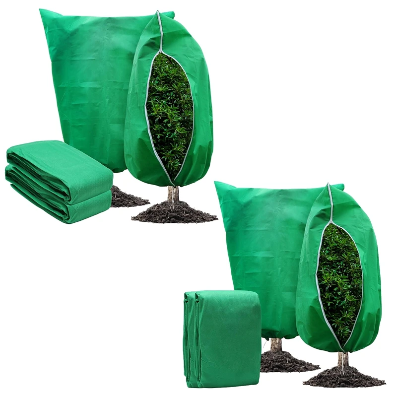 

2 Packs Plant Covers Freeze Protection Frost Blankets For Plants Frost Cloth Plant Freeze