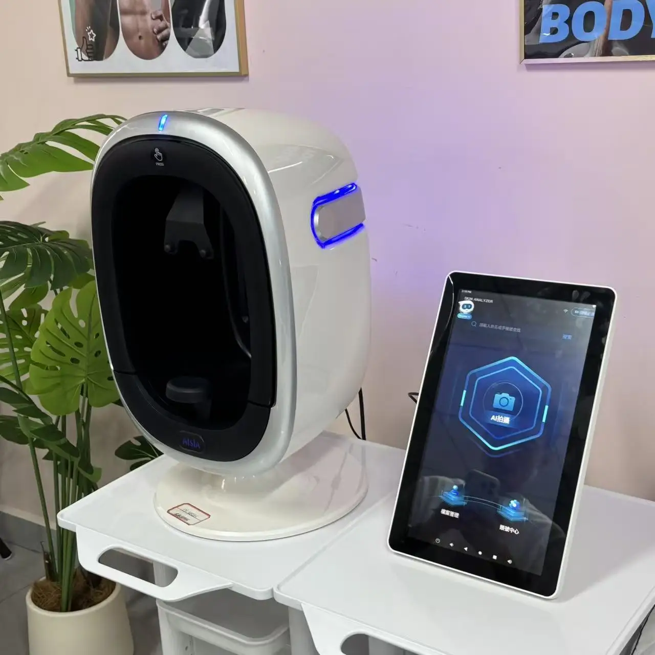 Detektor stanu skóry 3D Inteligentna analiza głębokiego skaningu twarzy Cyfrowy analizator skóry Przenośny analizator do badania skóry