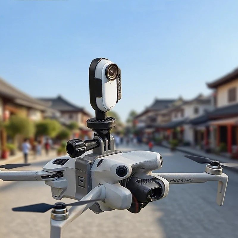حامل كاميرا رياضي لـ Gopro /insta360 GO/ DJI Action / ملء الضوء العلوي يتصاعد محول ل DJI Mini 4 Pro ملحقات طائرة بدون طيار #1