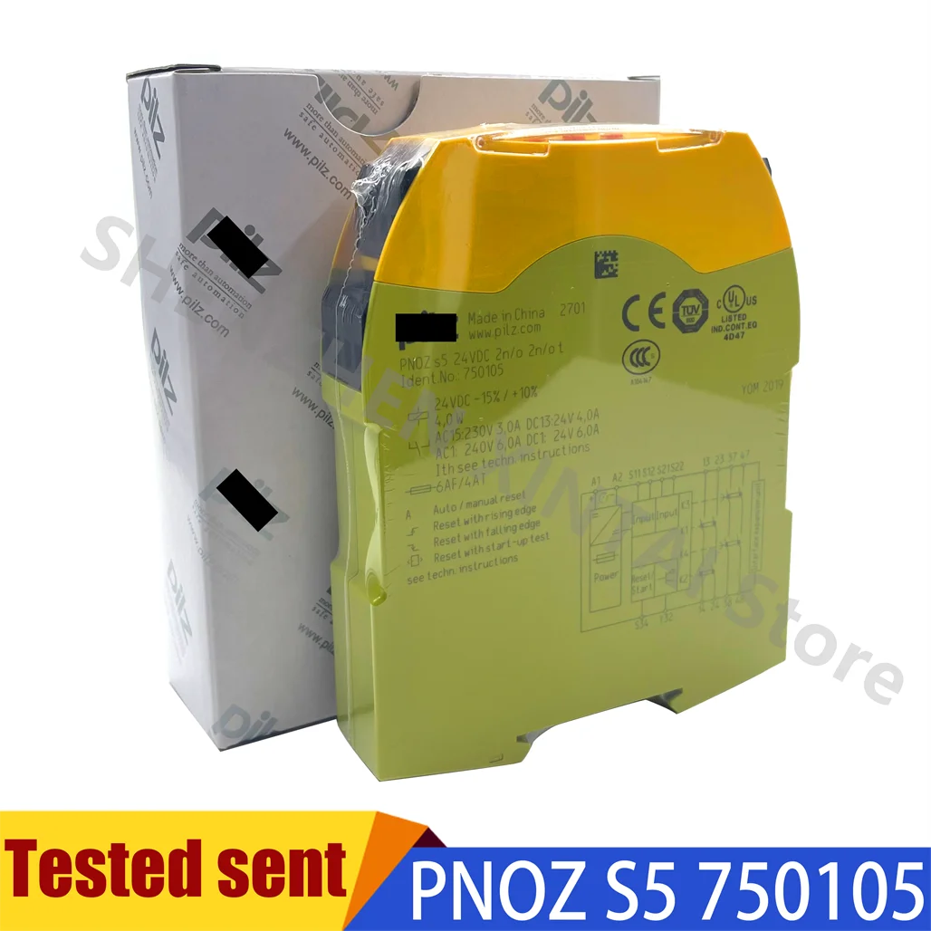 

Spot 1 Piece New Safety Relay PNOZ S5 HT 24VDC 2N/OT NO. 750105HT 750105