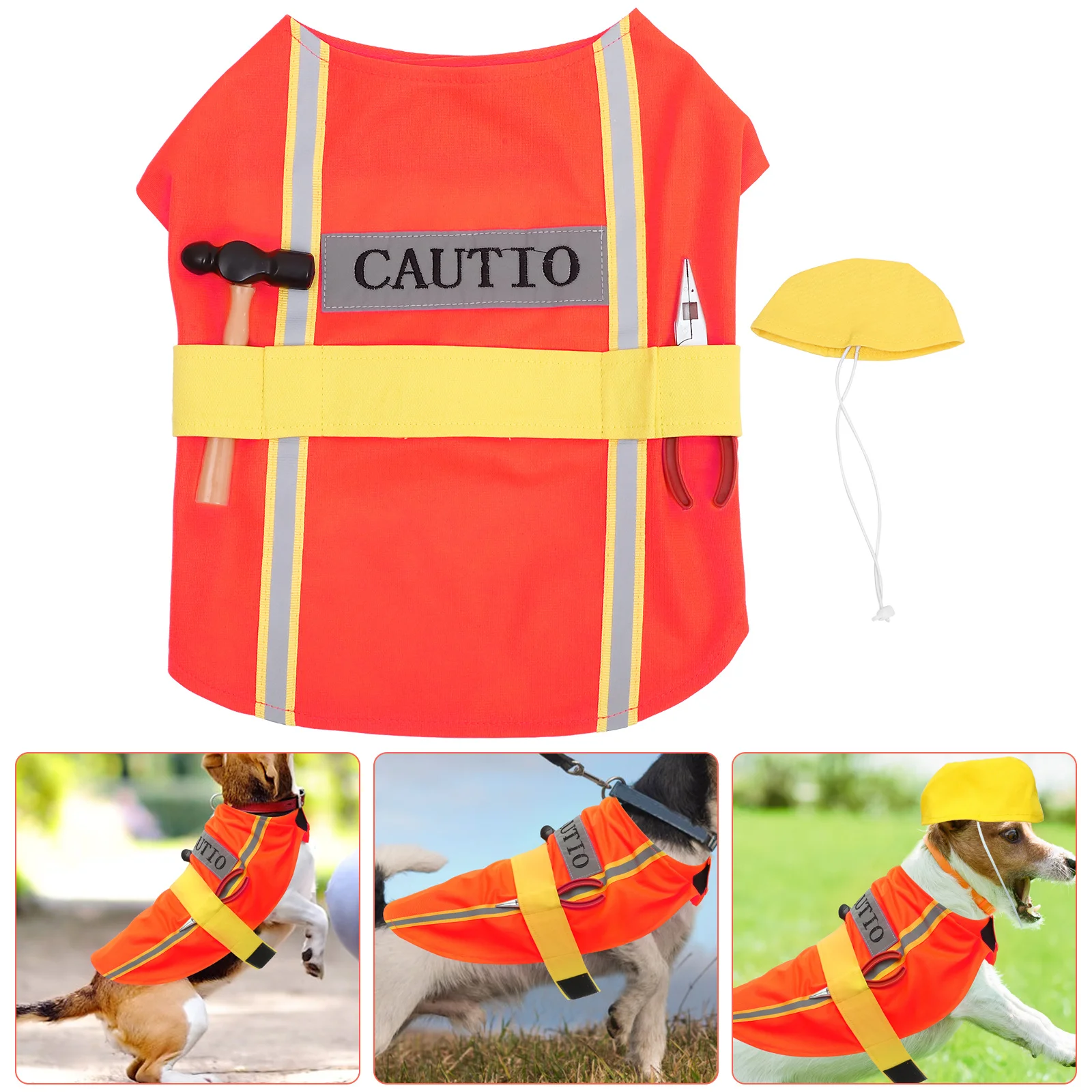 

Dog Costume Pet Clothes For Festival Party Adorable Puppy Outfit Wear-Resistant Comfortable Polyester Cat Dog Clothing